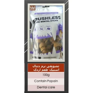 تشویقی نرم دنتال استیک با طعم گوشت اردک وزن 100 گرم