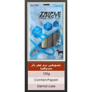 تشویقی نرم مغز دار Softyum وزن 100 گرم