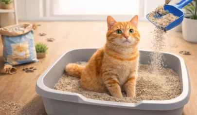 چقدر برای گربه خاک بریزیم